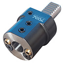 VDI40 FORM E2 BORING BAR HOLDER ID=20 mm L=75 mm DOUBLE SIDE LOCK 6 SET SCREWS